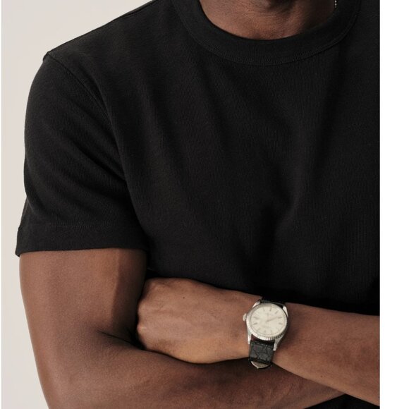 BUCK MASON Field-Spec Heavy Cotton Classic Tee – Black (Size S) - Picture 3 of 13